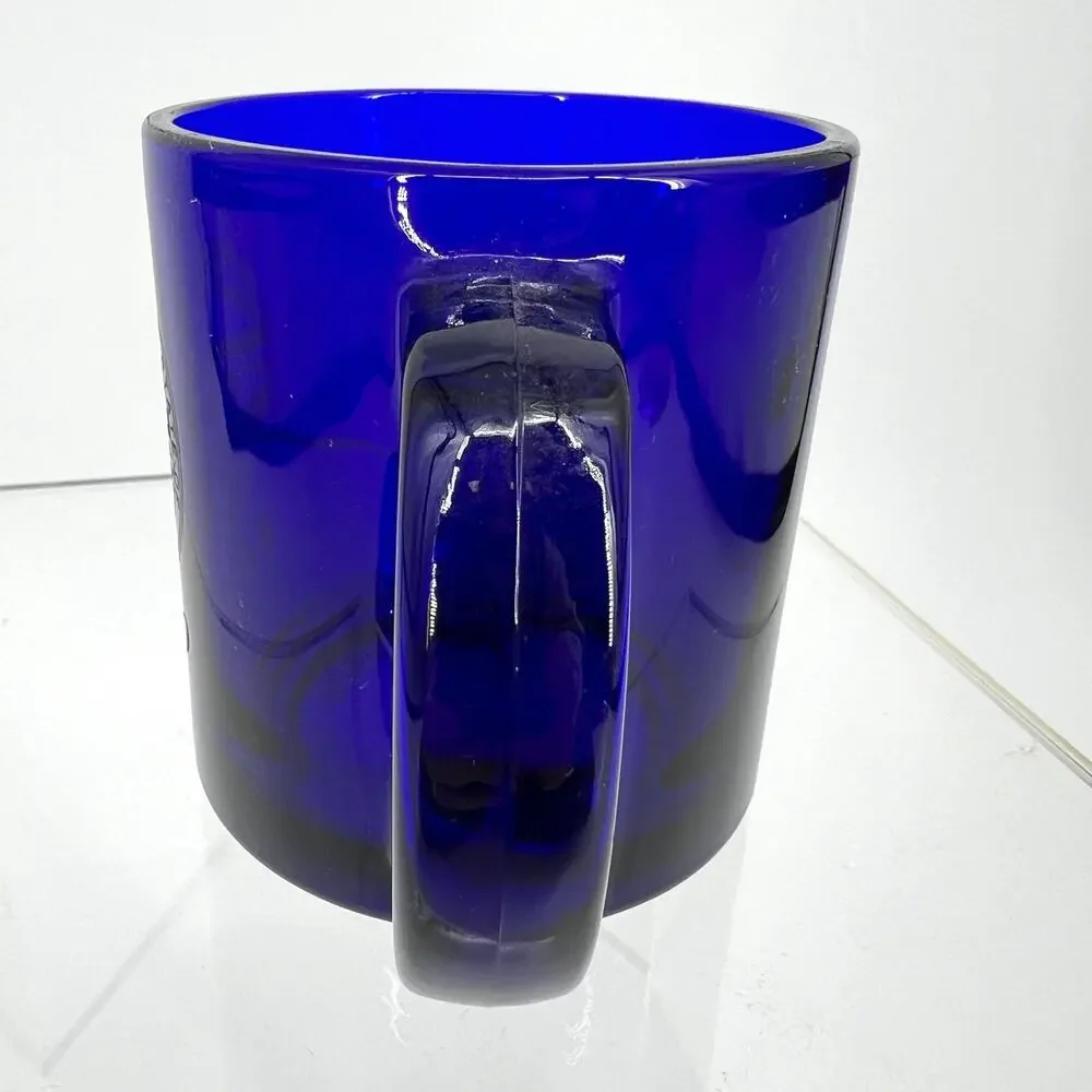 Vintage 2000 Libby Cobalt Blue Eureka State of California Mug